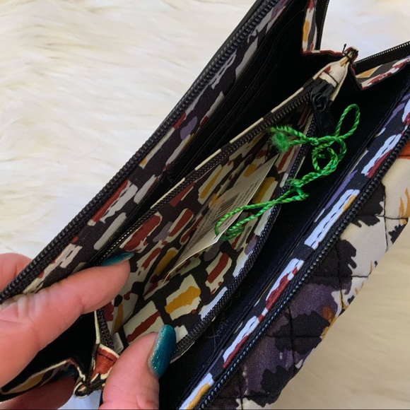 Vera Bradley Ultimate Wristlet - Painted Feathers - Picture 11 of 12